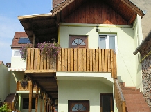 Rural accommodation at  Pensiunea Cocosul Rosu