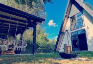 Forest A-Frame Guesthause - cabana